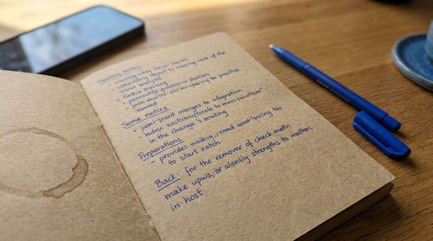 A note-taking system simple enough to actually stick with